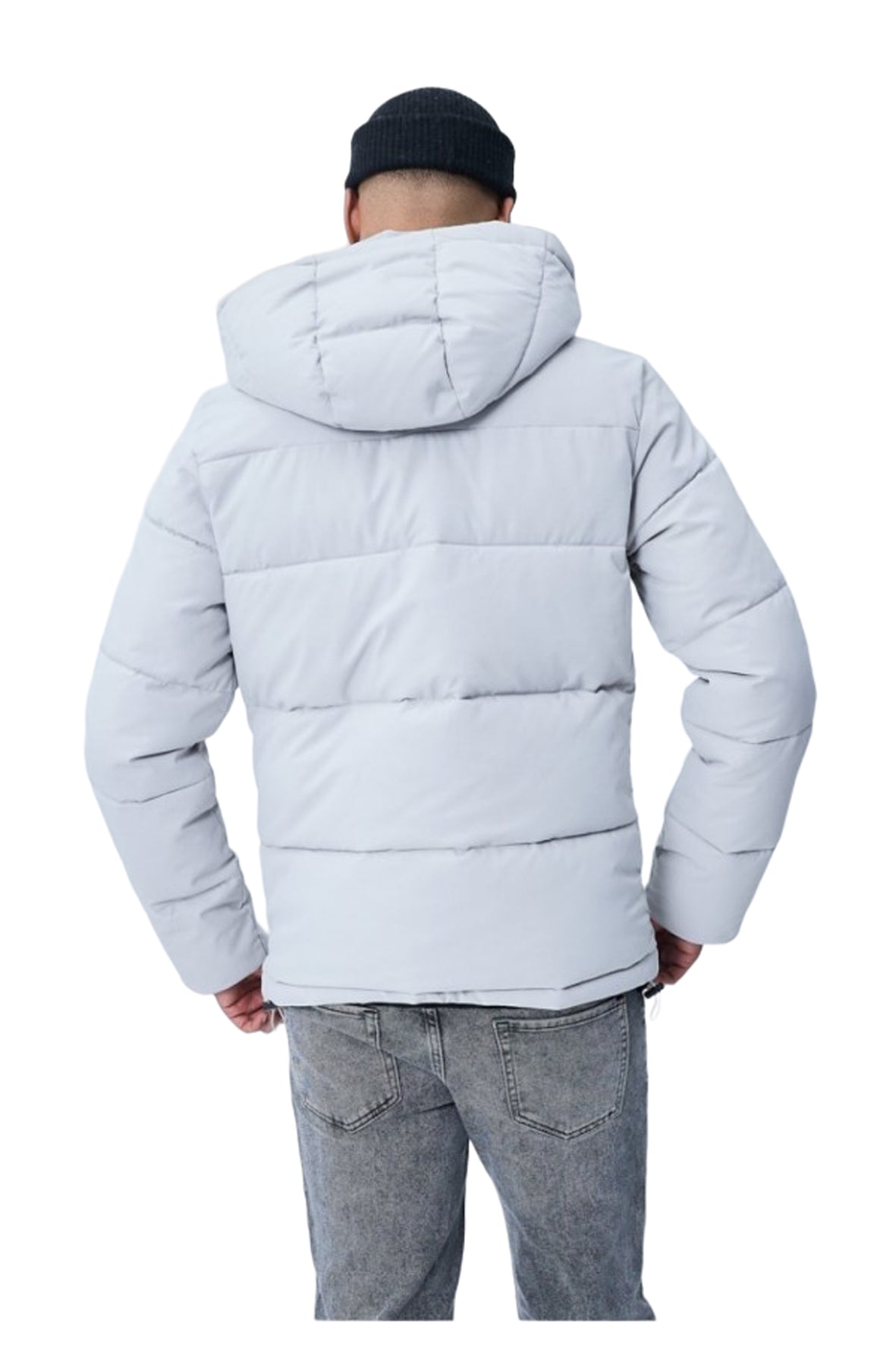 VESTE PARKA SLVC COURTE GRIS