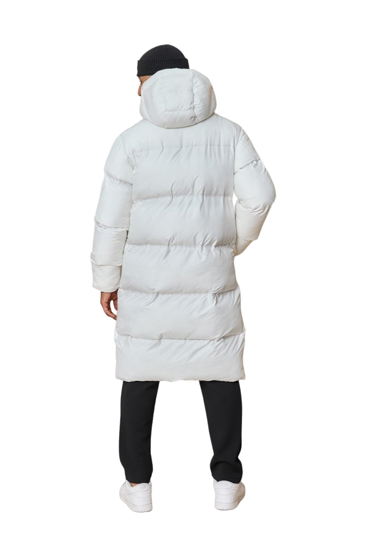 DOUDOUNE SLVC LONGUE À CAPUCHE BLANC