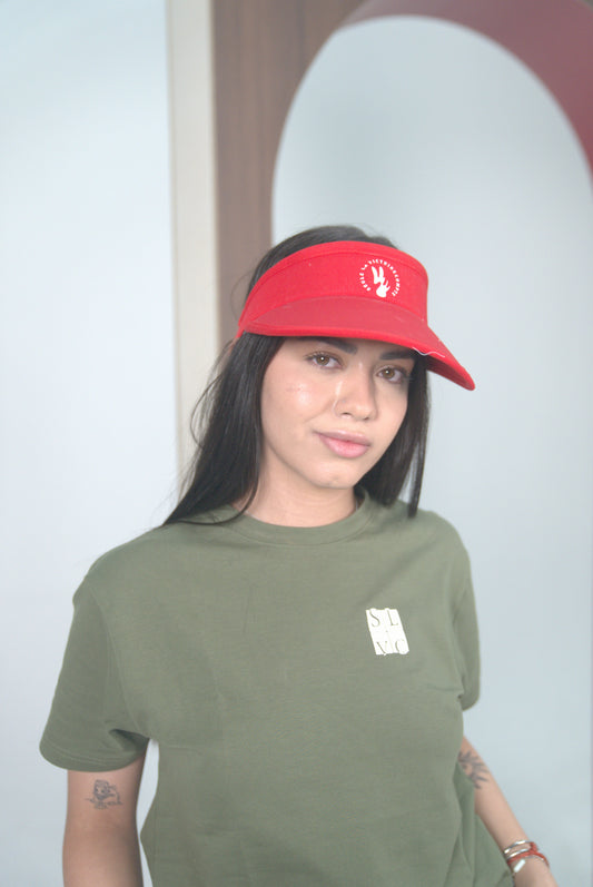 Casquette visière BASIC SLVC RED