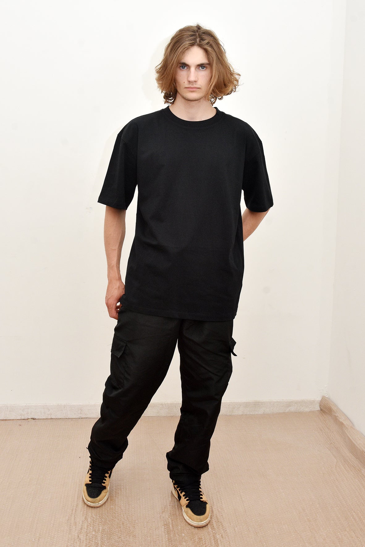 Tee-shirt SLVC CHICAGO VICTORY BLACK Oversized logo blanc au dos (Unisex)