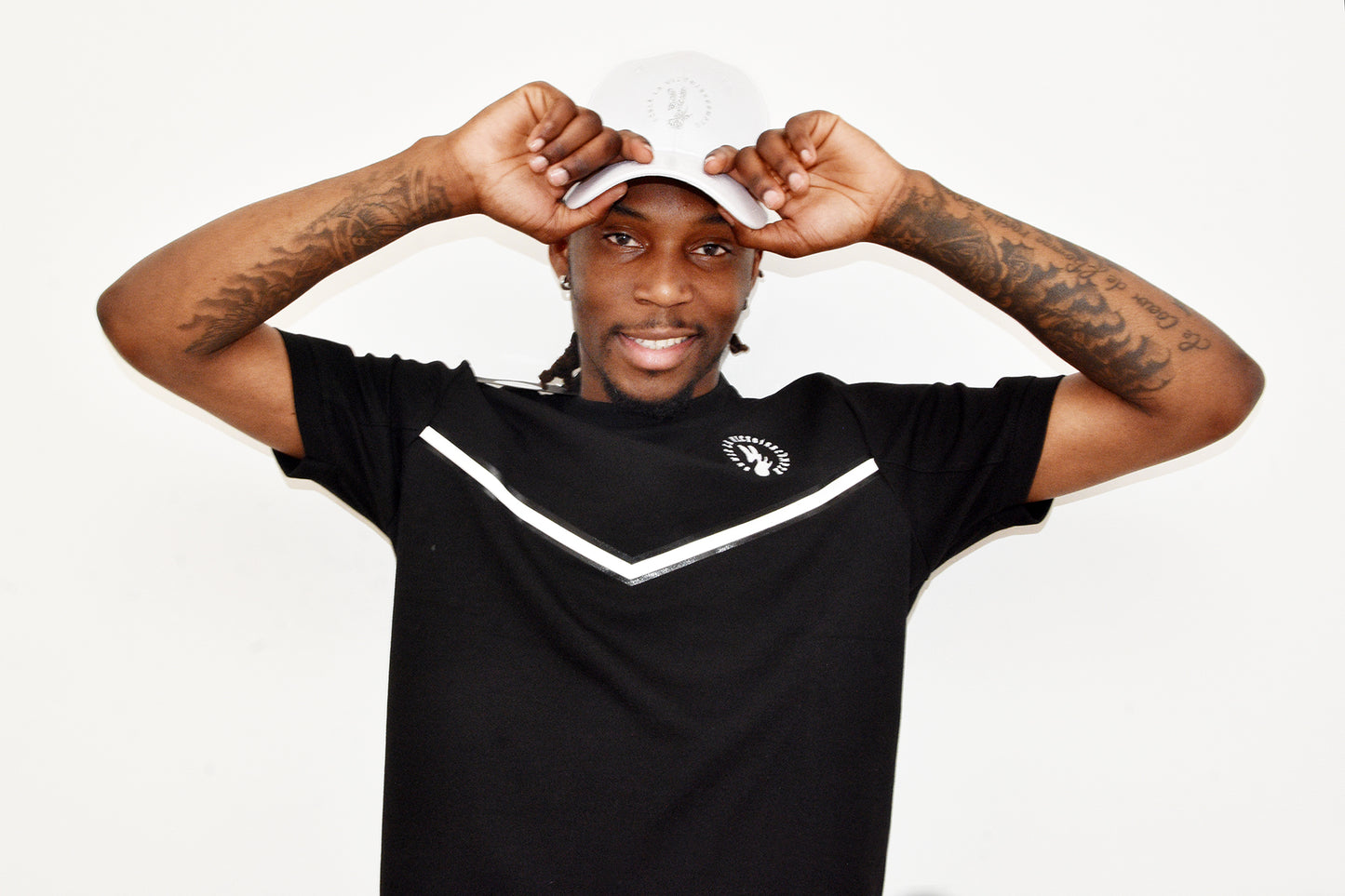 Ensemble SLVC BLACK STREET AUTHENTIK noir avec logo en broderie