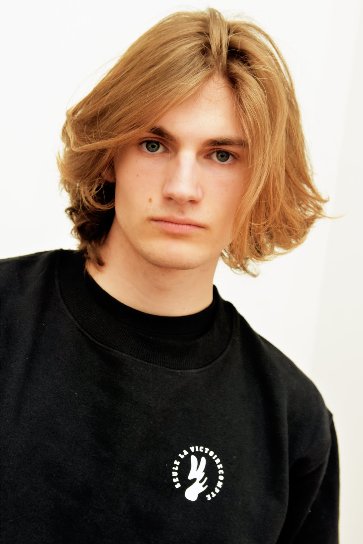 Sweat SLVC NEW YORK BLACK petit logo blanc (Unisex)