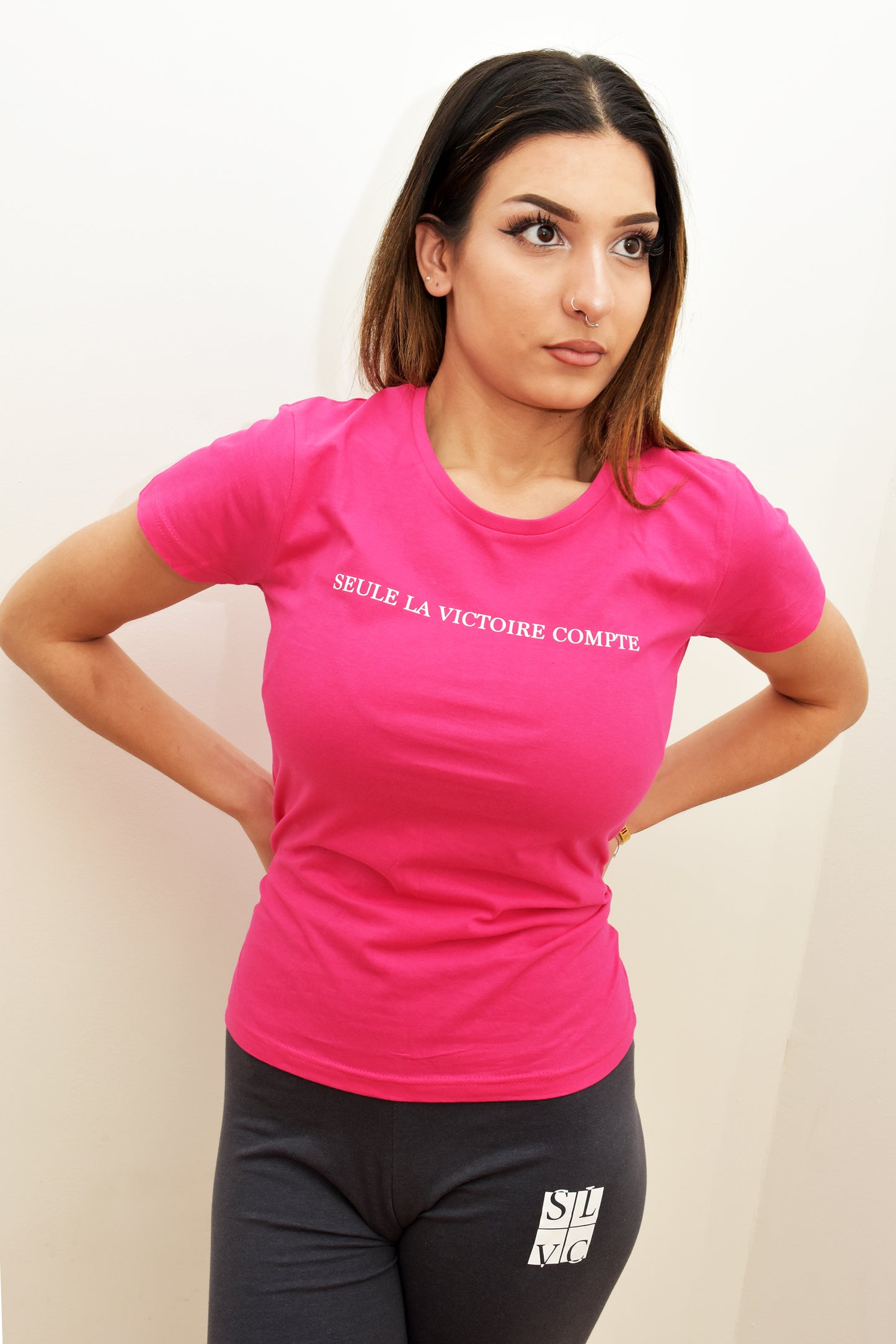 Tee-shirt SLVC MADONE Logo texte blanc