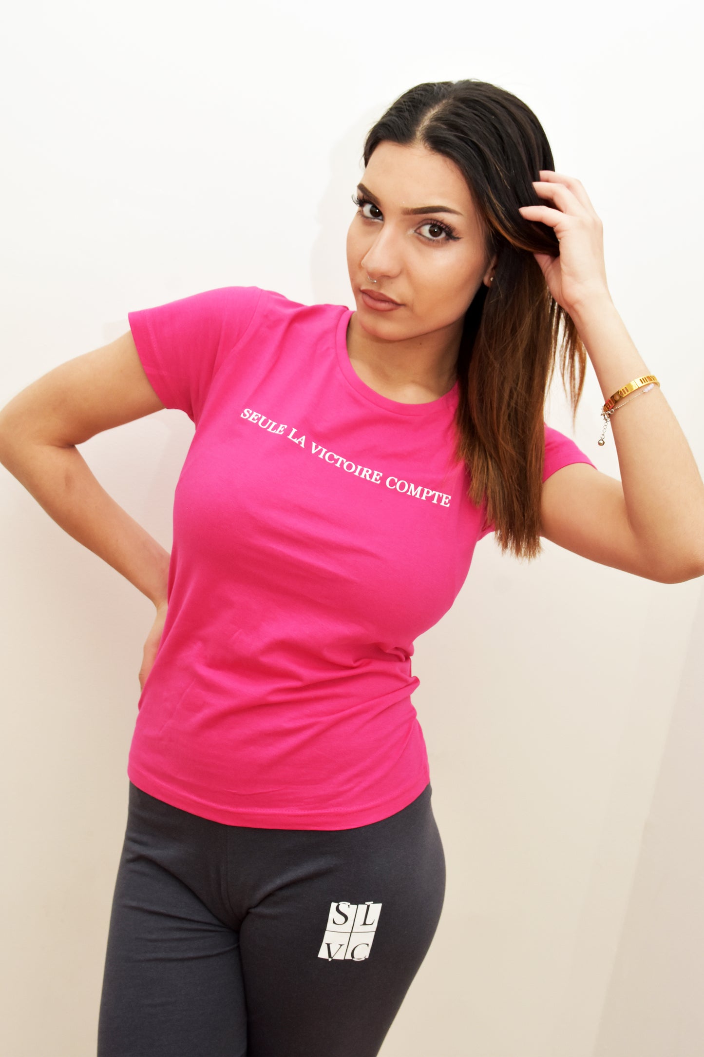 Tee-shirt SLVC MADONE Logo texte blanc