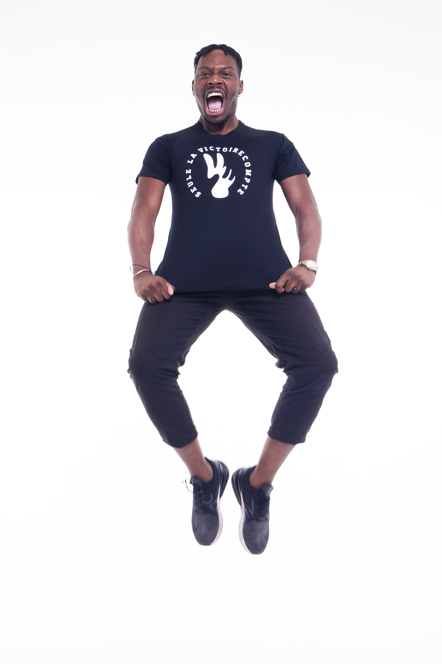 Tee-shirt SLVC AUTHENTIK BLACK (Unisex)