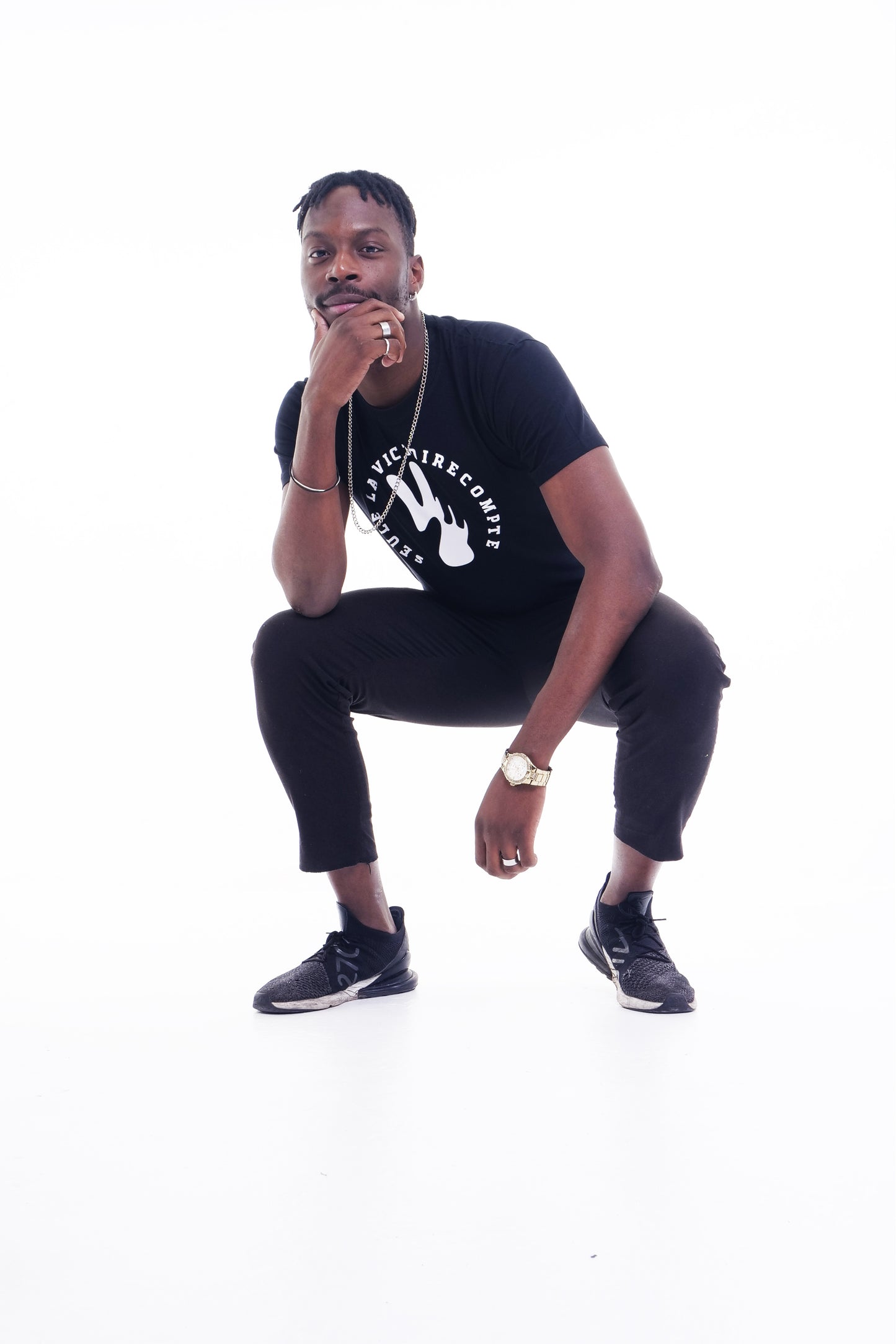 Tee-shirt SLVC AUTHENTIK BLACK (Unisex)
