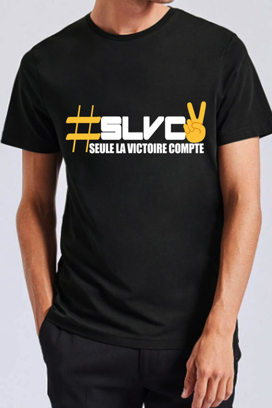 Tee-Shirt SLVC HASHTAG BLACK & YELLOW