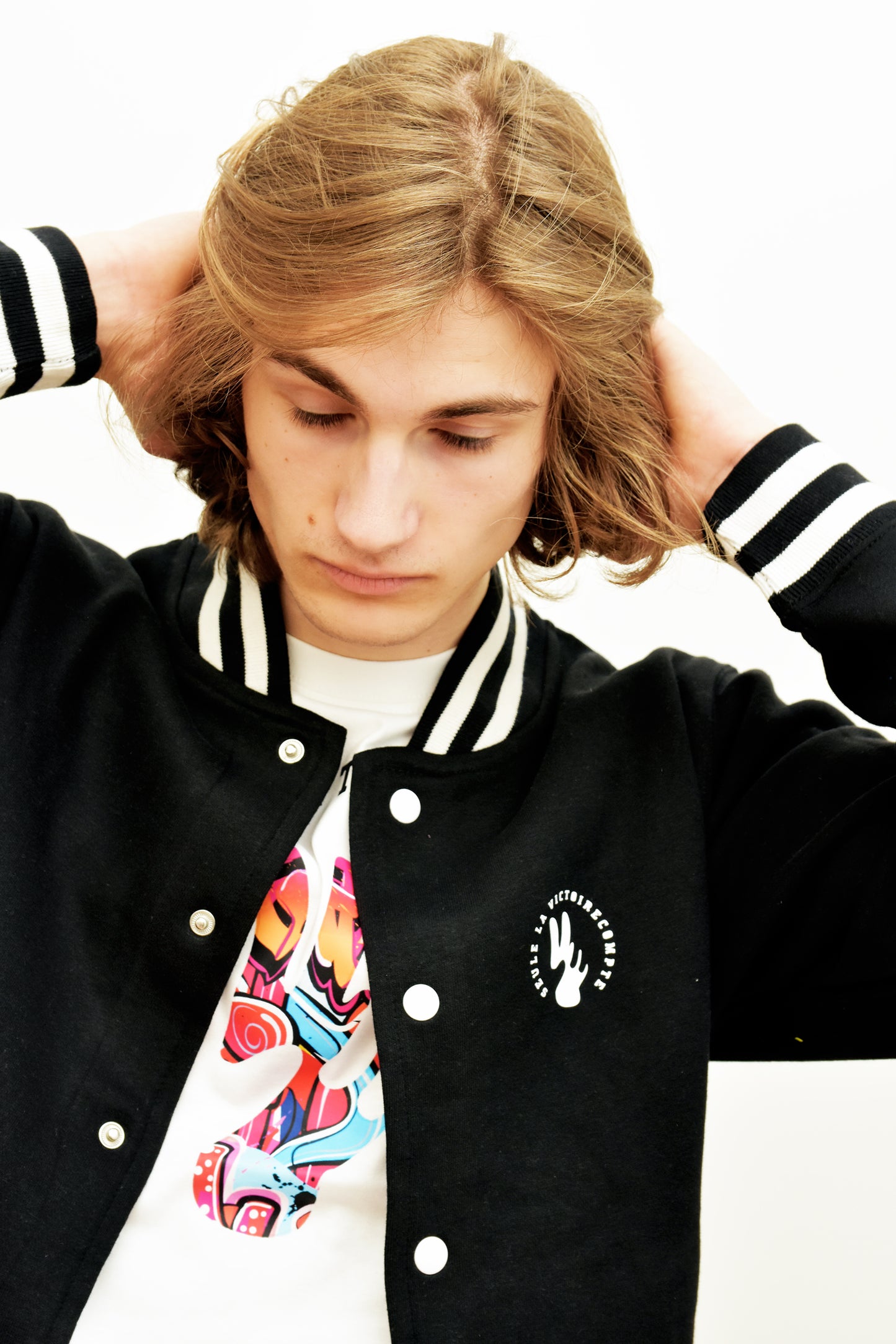 Teddy SLVC AUTHENTIK Homme petit logo rond (UNISEX)