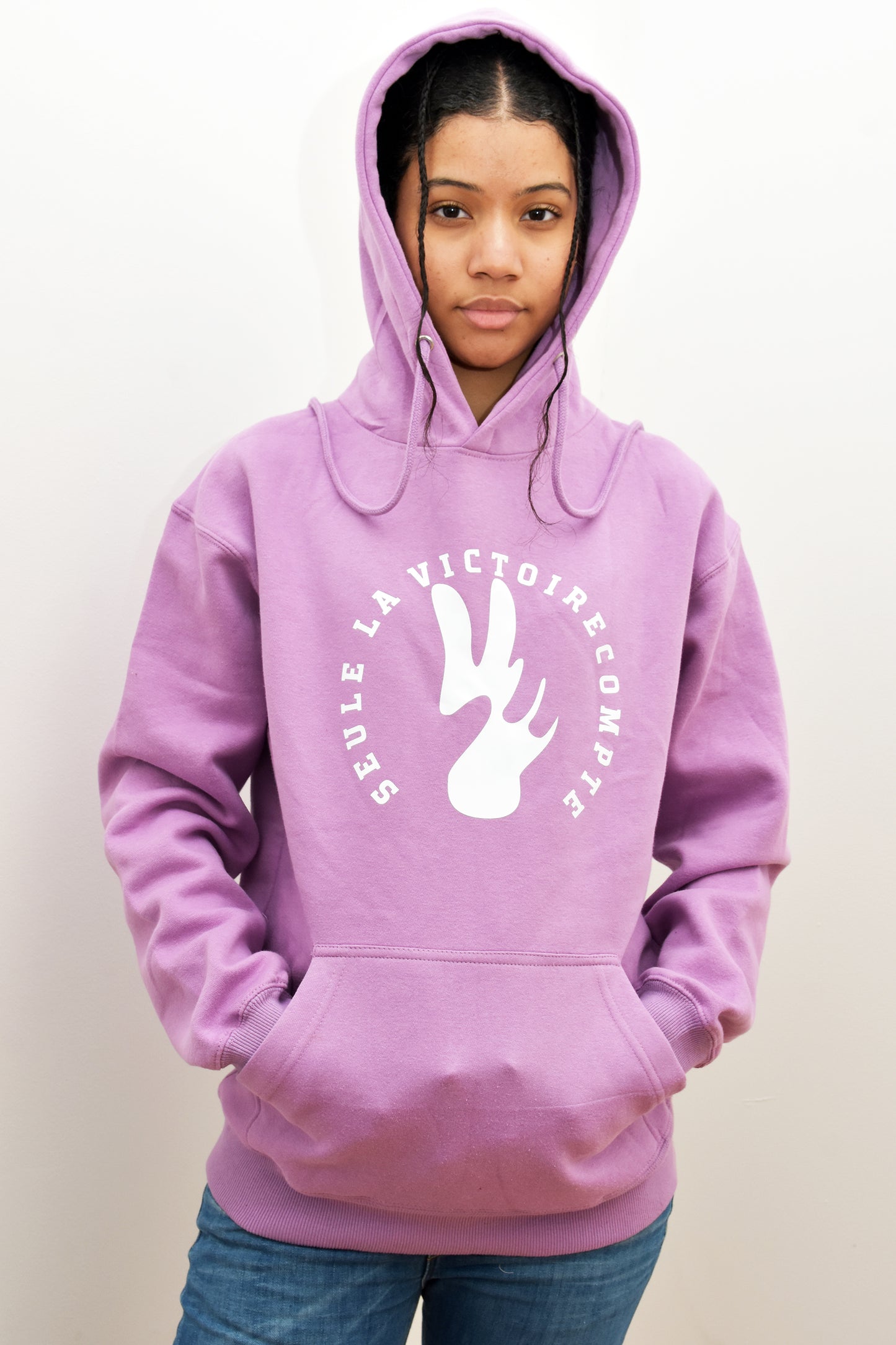 Sweat Shirt à capuche SLVC KIEV grand logo rond (UNISEX)