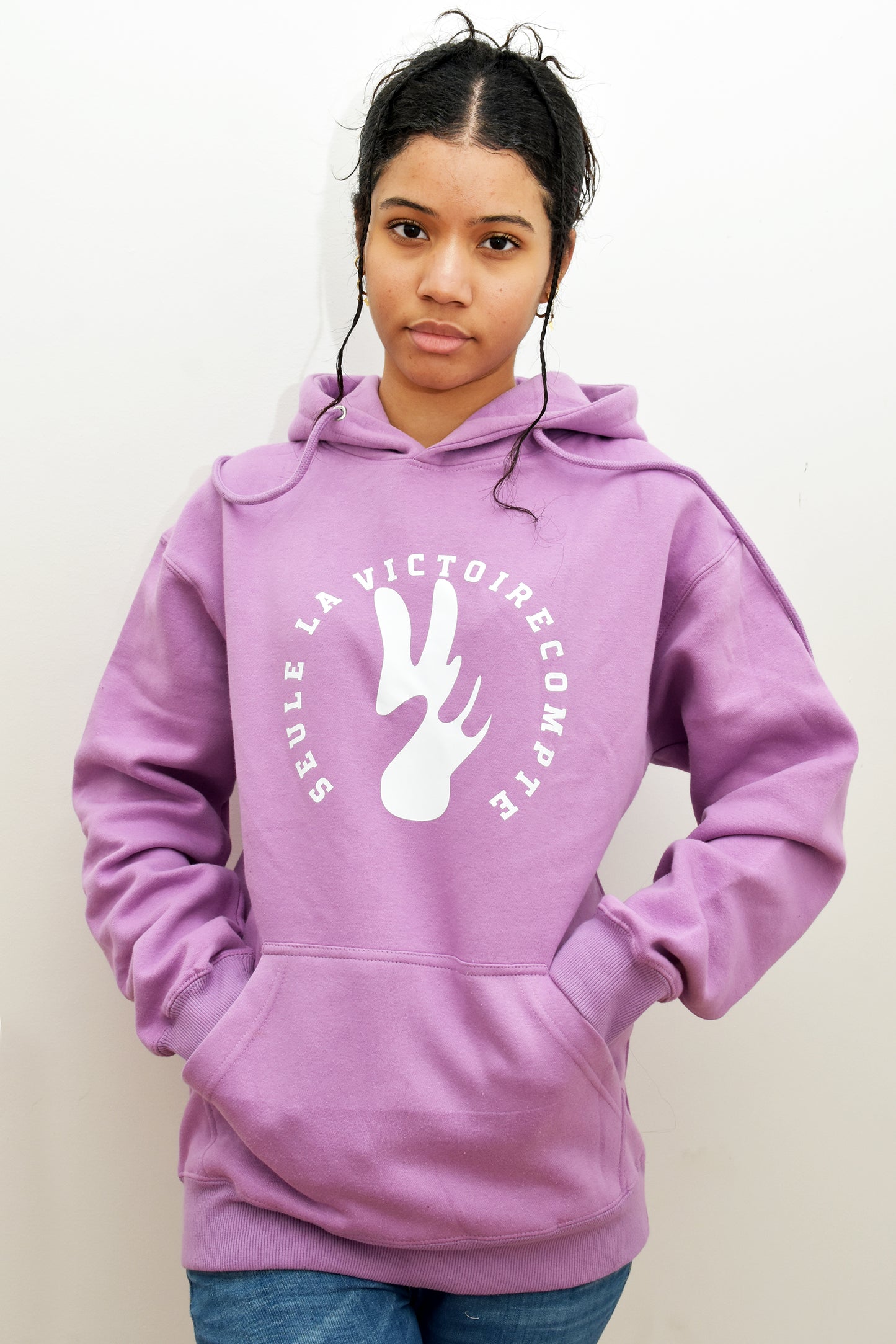 Sweat Shirt à capuche SLVC KIEV grand logo rond (UNISEX)