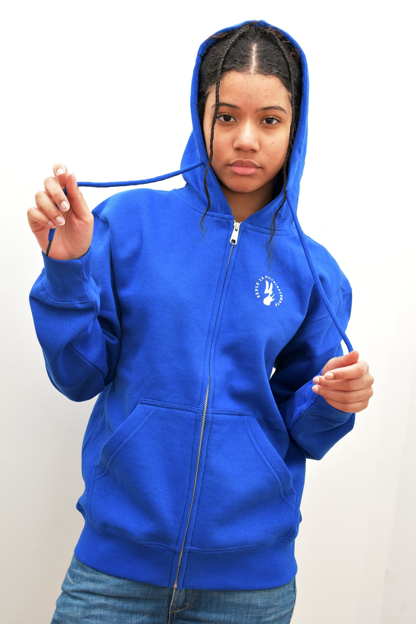 Sweat Shirt a capuche SLVC SIBERIE petit logo (Unisex)