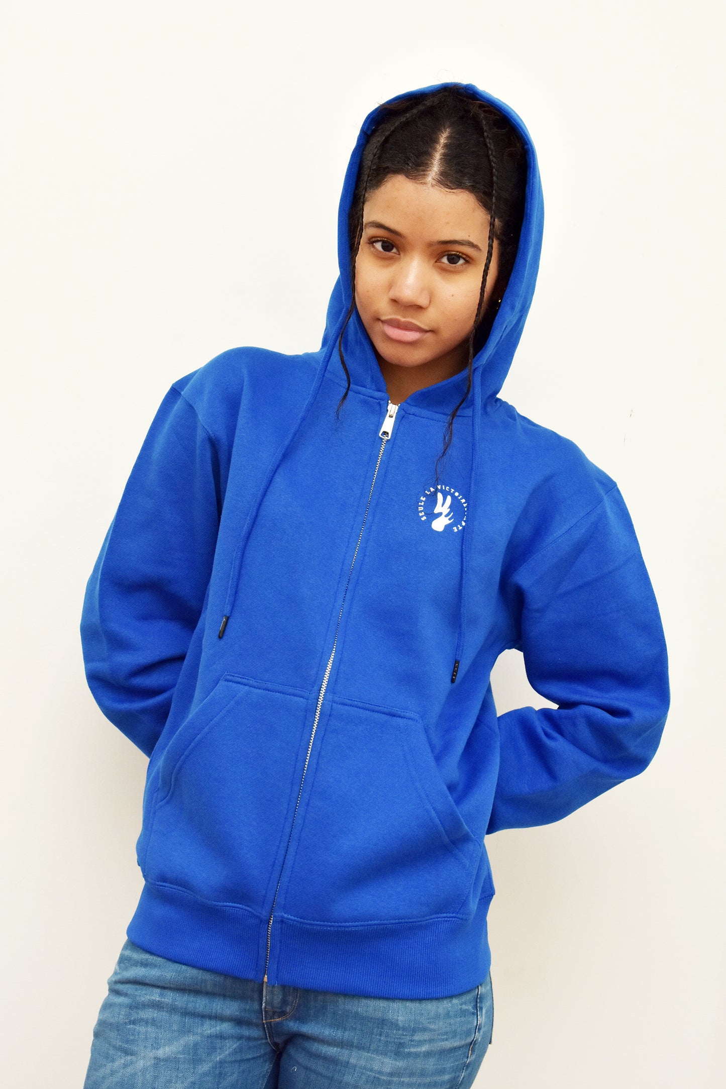 Sweat Shirt a capuche SLVC SIBERIE petit logo (Unisex)