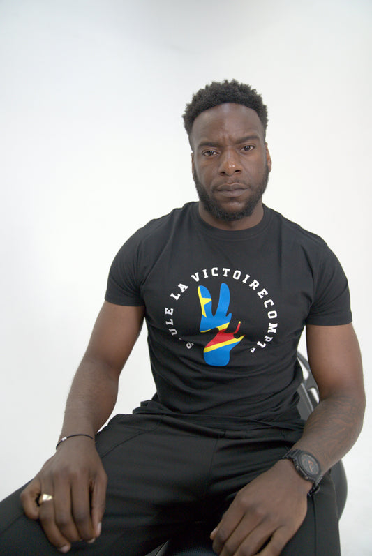 Tee-shirt SLVC FREE CONGO (Noir)