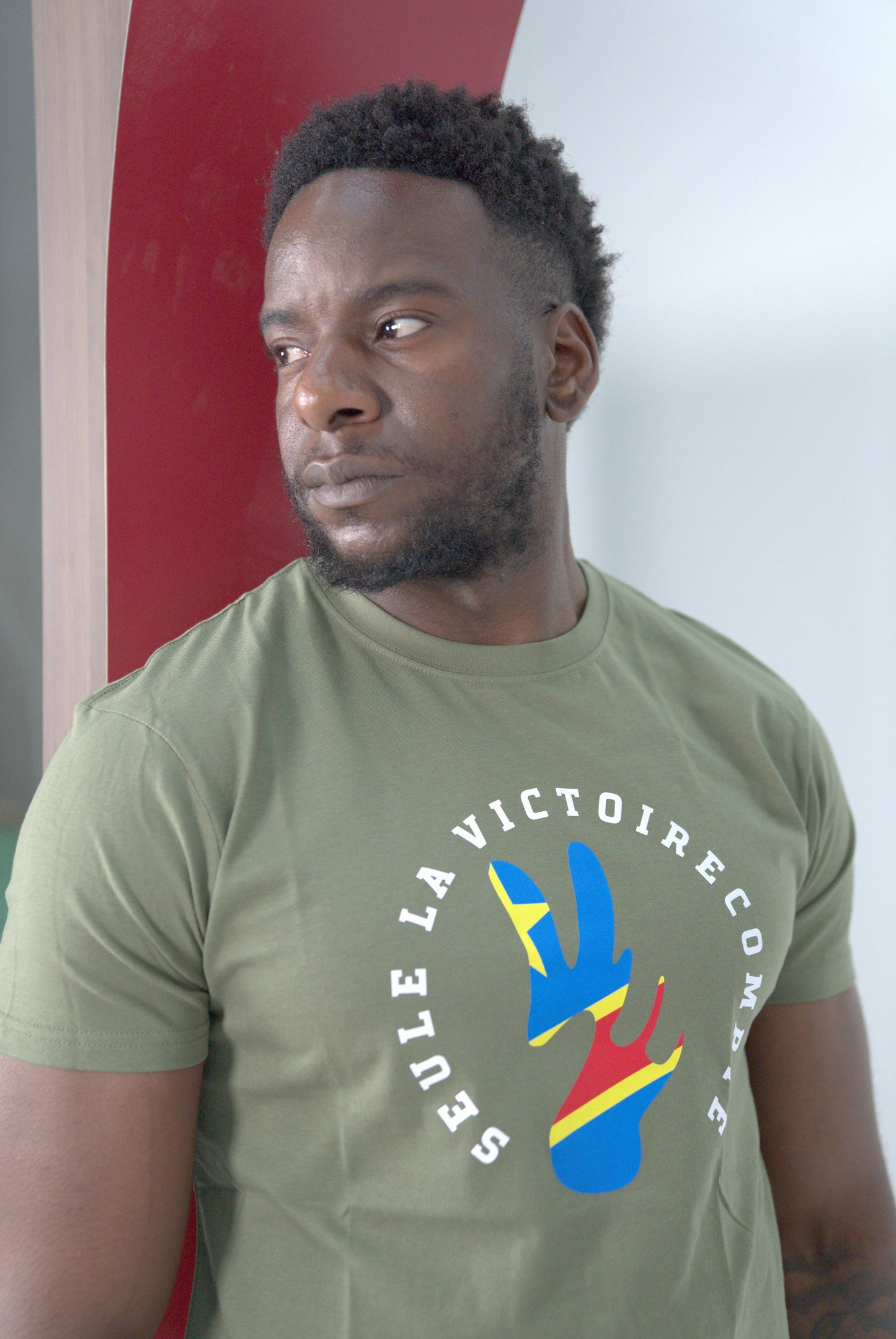 Tee-shirt SLVC FREE CONGO (Kaki)