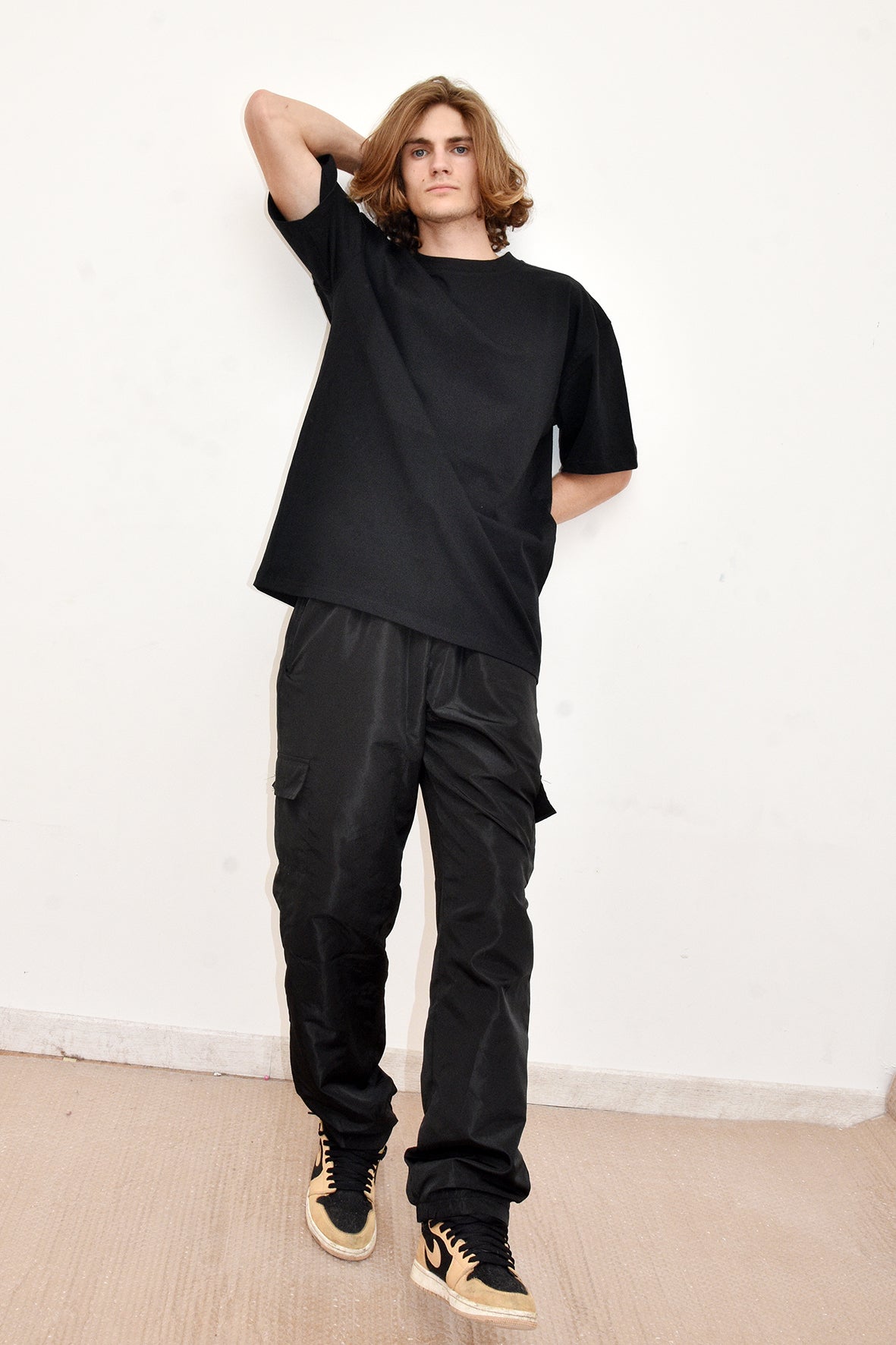 Tee-shirt SLVC CHICAGO AUTHENTIK BLACK Oversized logo blanc au dos (Unisex)