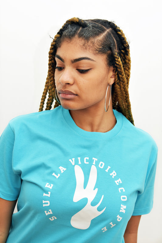 Tee-shirt SLVC GREAT AUTHENTIK grand logo rond blanc