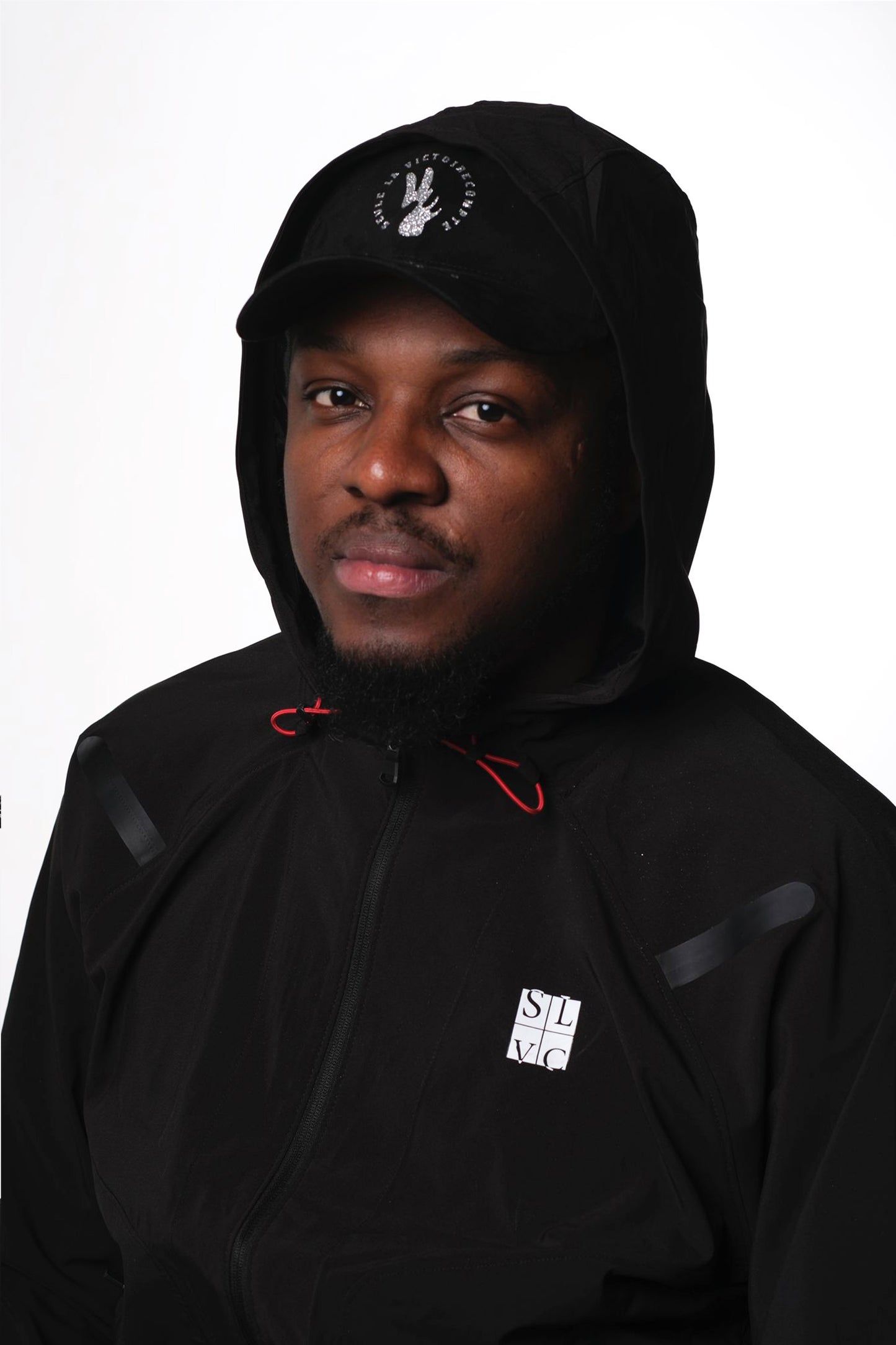 ENSEMBLE JOGGING SLVC BLACK STREET AVEC PETIT LOGO BLANC